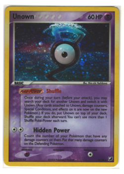 Pokemon Card Unown G/28 Holo EX Unseen Forces NM - Image 1