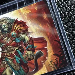 Ajani, Outland Chaperone Art Card Art Series: Lorwyn Eclipsed Mint MTG - Image 3