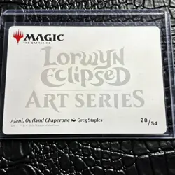 Ajani, Outland Chaperone Art Card Art Series: Lorwyn Eclipsed Mint MTG - Image 5