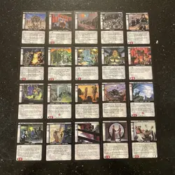 20 Command Cards , 1997 Battletech CCG, No Duplicates Wizards Of The Coast - Image 1