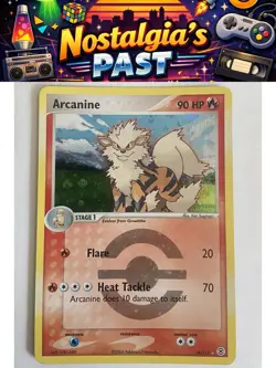 Arcanine 18/112 EX FireRed & LeafGreen Pokemon Card Reverse Holo Foil Rare MP - Image 1