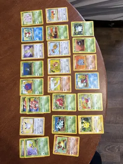 Pokemon TCG Huge Vintage Lot 104 Cards Fossil Base Set Jungle Gym Heroes Rocket - Image 1