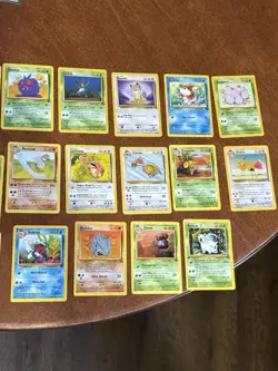 Pokemon TCG Huge Vintage Lot 104 Cards Fossil Base Set Jungle Gym Heroes Rocket - Image 3
