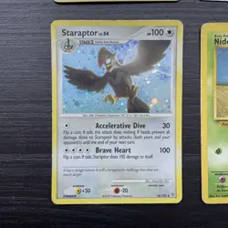 Pokemon joblot bundle. 4 x cards. Heavy played/ damaged. - Image 5
