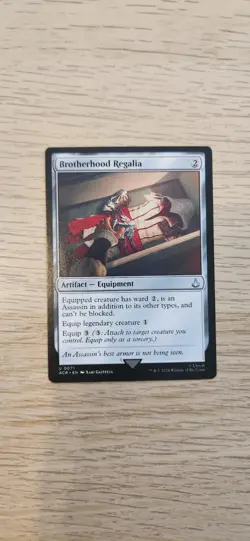 Brotherhood Regalia - Common - Magic: The Gathering MTG NM Assassin Creed Magic - Image 1