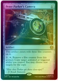 Peter Parker's Camera - Foil Marvel's Spider-Man MTG - Image 1