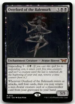 Overlord of the Balemurk Magic the Gathering Duskmourn: House of Horror Regular - Image 1