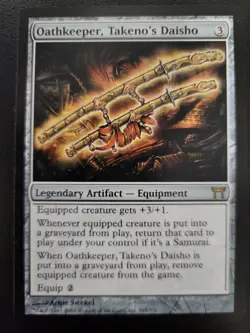 🔮Oathkeeper, Takeno's Daisho - Champions of Kamigaw - Magic The Gathering - MTG - Image 1