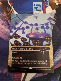 MTG EOE Thespian's Stage Borderless Foil NM - Image 1
