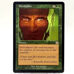 MtG Onslaught ONS Biorhythm Light Play LP - Same Day USPS Ground Shipping - Image 1