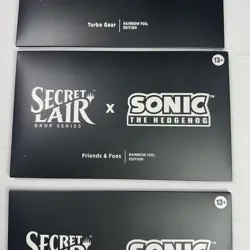 Magic The Gathering Secret Lair x Sonic Rainbow Foil Edition Bundle TCG(On-Hand) - Image 4