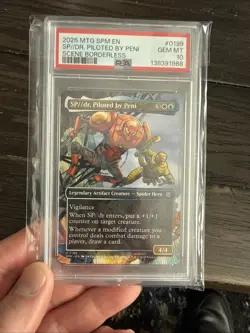 2025 MTG En Sp Dr Piloted By Peni Scene Borderless #0199 PSA 10 - Image 1