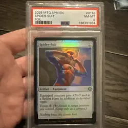 2025 MTG Spm En Spider Suit Foil #0176 PSA 8 - Image 1