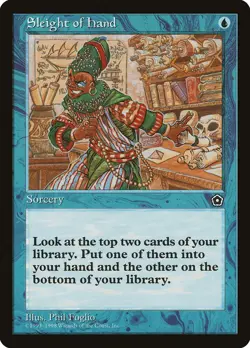 MTG Sleight of Hand - Portal Second Age #46 - LP - Magic - Image 1