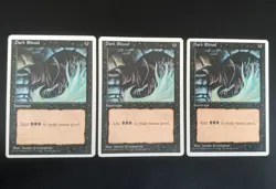 3 x Dark Ritual - 4th Edition - MTG Magic the Gathering - Black LP/MP/HP - Image 1