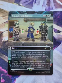 MTG Secret Lair - Fallout - Council's Judgement FOIL NM - Image 1