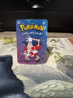 Mr. Mime #122 - Vintage Vending Machine Prism Sticker 2000 - Pokemon Card - Image 1