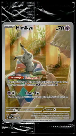 Pokemon Mimikyu SEALED SVP 075 Paldean Fates Black Star Promo NM - Image 1