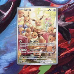 Pokemon Eevee Full Art Holo Twilight Masquerade 188/167 Special Illustration - Image 1
