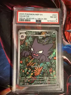 Haunter #027 2025 Pokemon Black Star Promo PSA 8 NM-MT - Image 1