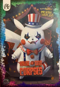 House of 1000 Corpses #105 - Galaxy Holo - Electric Pikachu Cosplay - Pokemon - Image 1