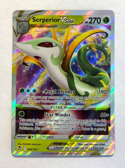 Pokemon Silver Tempest - SERPERIOR VSTAR - 008/195 - NM - Image 1
