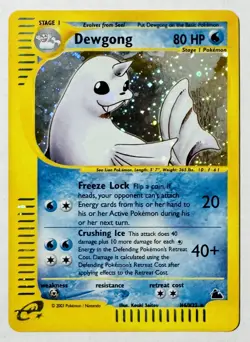 2003 Pokemon Skyridge H6/H32 Dewgong Holo Rare Mint !! “Pack Fresh” - Image 1