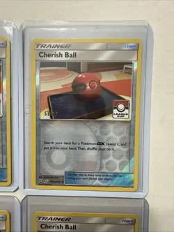 Pokemon Tcg Cherish Ball league cup With Staff Stamp set x4 NM - Image 3