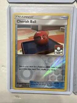 Pokemon Tcg Cherish Ball league cup With Staff Stamp set x4 NM - Image 4