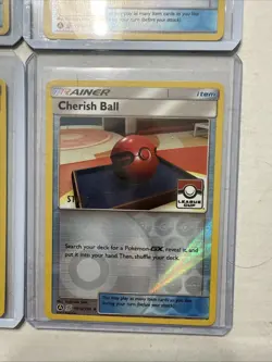 Pokemon Tcg Cherish Ball league cup With Staff Stamp set x4 NM - Image 5