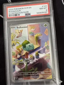 2024 POKEMON SCR EN BULBASAUR ILLUSTRATION RARE - Image 1