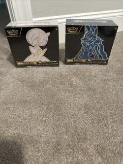 Pokemon Center Mega Evolution Gardevoir & Lucario ETB Elite Trainer Box Set of 2 - Image 1
