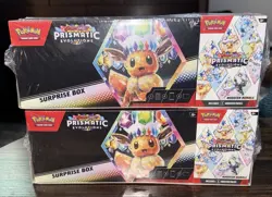 Pokemon Prismatic Evolutions Surprise Box Factory Sealed x2 Scarlet & Violet - Image 1