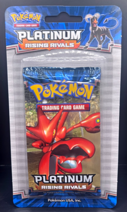 2009 Pokemon - Factory Sealed - Platinum Rising Rivals Blister - Scizor Art - Image 1