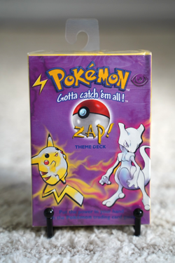 ZAP Theme Deck Pokemon Wizards of the Coast Factory SEALED 1999 Base set - Image 1