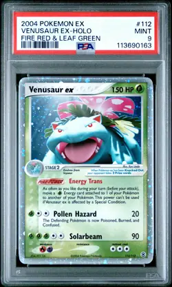 Venusaur EX 2004 Pokemon Fire Red & Leaf Green PSA 9 #112 - Image 1