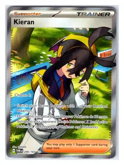Pokemon TCG - Kieran - SV06: Twilight Masquerade 206/167 Ultra Rare - Image 1