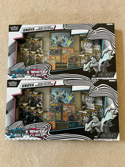 Pokemon TCG Unova Heavy Hitters Premium Collection Black Bolt & White Flare 2X - Image 1