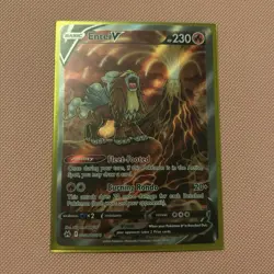 Pokemon Entei V Ultra Rare Full Art Holo GG36/GG70 Crown Zenith Galarian Gallery - Image 1