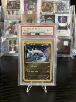 2012 Pokemon B&W Dragon Vault Latios-Holo Psa 8 - Image 1