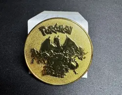 Pokemon Charizard Collectible Coin - Gold Metal Medallion - Image 3