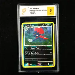TQG 9 MINT 2007 Pokemon ENG Weavile 40/130 R - Image 1
