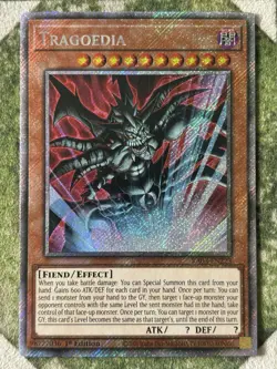 YuGiOh TRAGOEDIA Platinum Secret Rare RA03-EN223 - Image 2