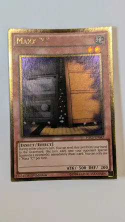 Maxx "C" PGL3-EN042 Premium Gold: Infinite Gold 1st Edition - Image 1