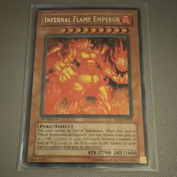 Yu-Gi-Oh! TCG Konami Infernal Flame Emperor Ultra Rare SD3-EN001 1st Ed Pyro 27… - Image 1
