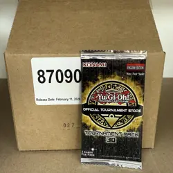 Yugioh OTS Tournament Pack 30 OP-30 FACTORY SEALED BOX of 100 Packs IN HAND - Image 1