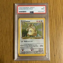 Pokemon Card Kangaskhan 5/64 Holo Rare Jungle Set PSA 9 Mint - Image 1