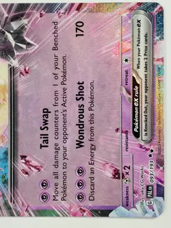 EX HOLO Dedenne EX 093/193 NM / M - Paldea Evolved Scarlet Violet Pokemon Card - Image 3