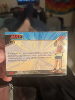 MAY Non-Holo POKEMON Advanced TOPPS Collector 2003 Trading Card #7 - Image 3