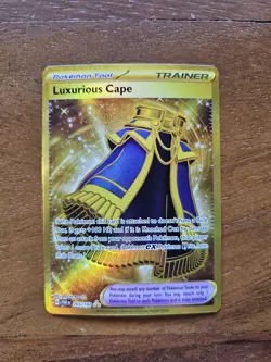 Pokemon 3 Card Lot Gold Trainers (Luxurious Cape, Big Parasol, Rugged Helmet) - Image 5